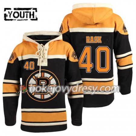 Boston Bruins Tuukka Rask 40 Černá Sawyer Mikiny Hooded - Dětské